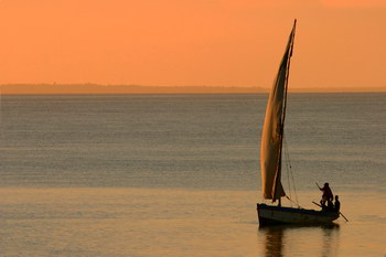 Pesca al tramonto