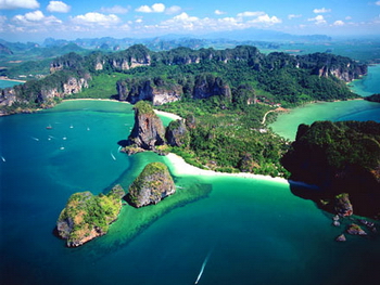 offerte vacanze innviaggi.com - arrivo in thailandia - veduta aerea Krabi