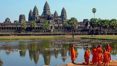 Angkor Wat è una tappa scontata durante una vacanza culturale in Cambogia.