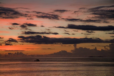 Tramonto a Raja Ampat.