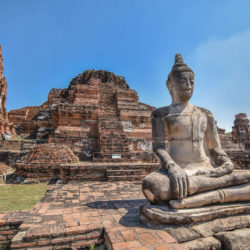 La bellezza di Ayutthaya, esempio del Siam antico.