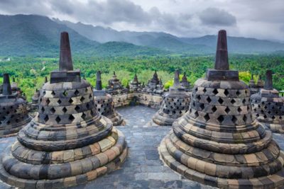 tempio Buddhista Borobudur Java Indonesia