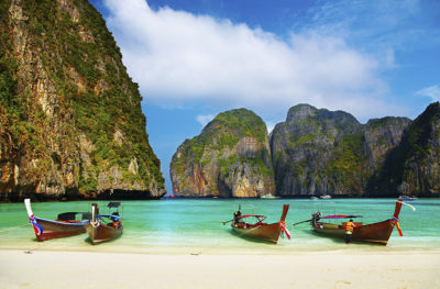 maya beach - isola phi phi - thailandia