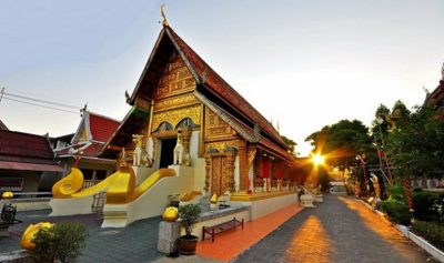 Wat Phra Singh di chiang rai in thailandia