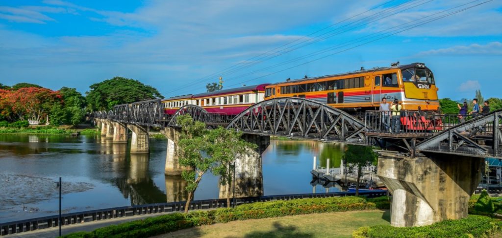 fiume kwai Kanchanaburi thailandia