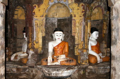 Andaw Pagoda templi di mrauk u myanmar birmania