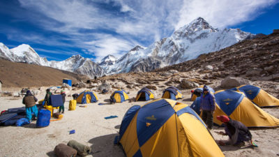 campo base dell'everest