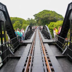 kanchanaburi ponte sul fiume Kwai