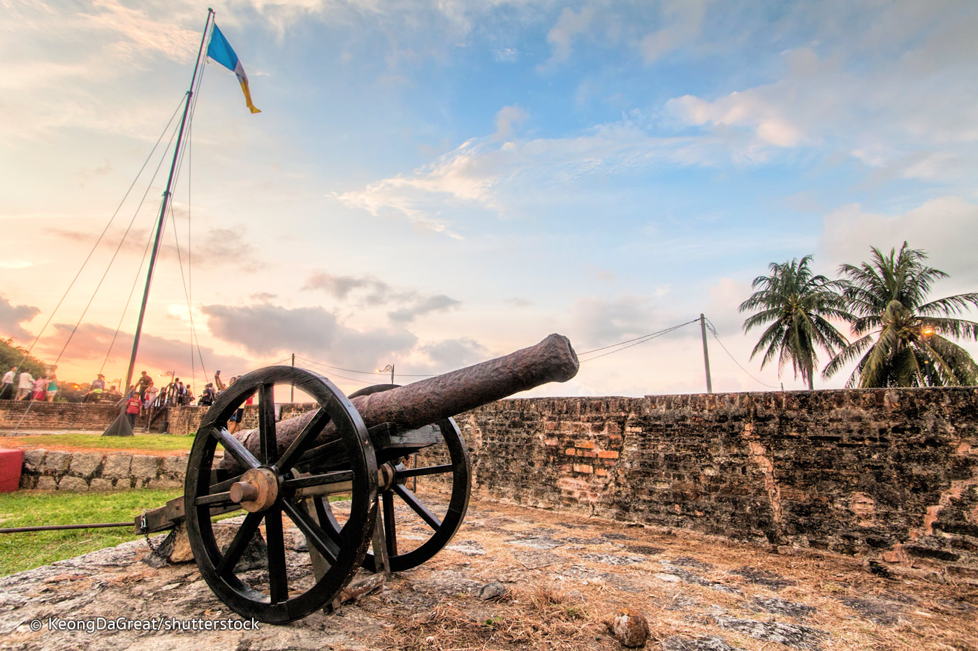 Il cannone di Seri Rembai, nel Fort Cornwallis - Penang