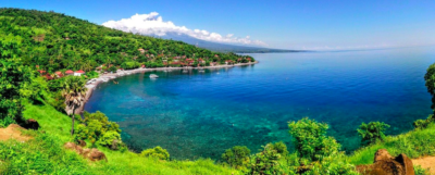 panorama di Amed a Bali