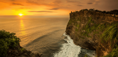 tramonto a Pura Luhur Uluwatu