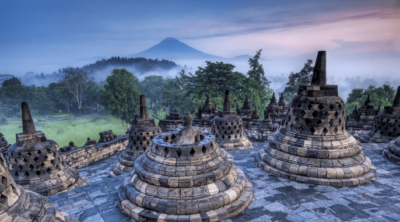 borobudur - tempio buddhista Mahayana - indonesia