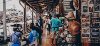 amphawa - mercato galleggiante - bangkok - thailandia